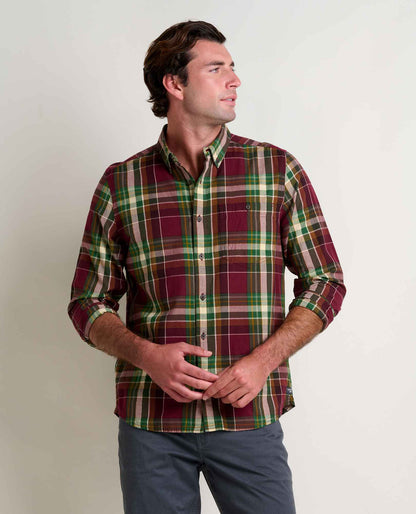Toad&Co Men's Organic Cotton Long Sleeve Shirt