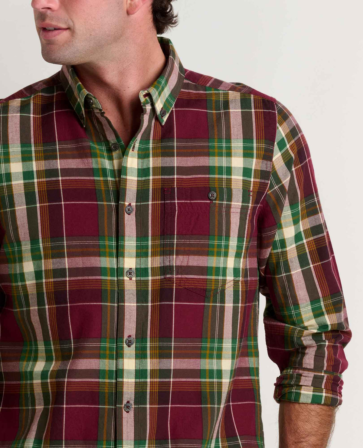 Toad&Co Men's Organic Cotton Long Sleeve Shirt