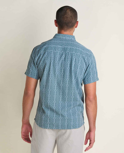 Toad&Co Treescape Shirt - 100% Organic Cotton Dobby Weave Summer Shirt
