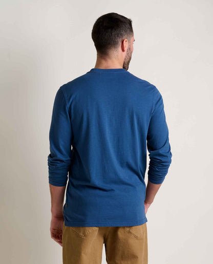 Toad&Co Men's Primo Long Sleeve Henley - Organic Cotton Tee by Toad&Co