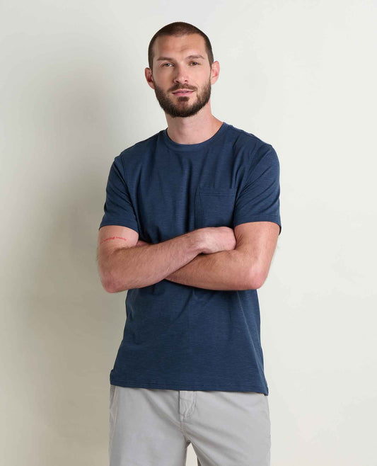 Toad&Co Tempo Crew Pocket Tee - Effortless & Eco-Friendly