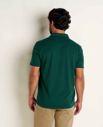 Toad&Co Men's Re-Form Polo - Sustainable Recycled Cotton & Polyester Polo