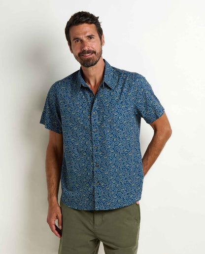 Toad&Co Fletch Shirt - 100% Organic Cotton Print Button-Down Shirt