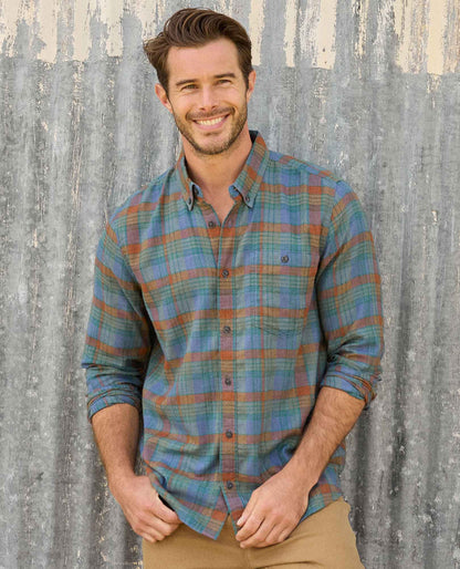 Toad&Co Airsmyth Men's Flannel Shirt - 100% Recycled by Toad&Co
