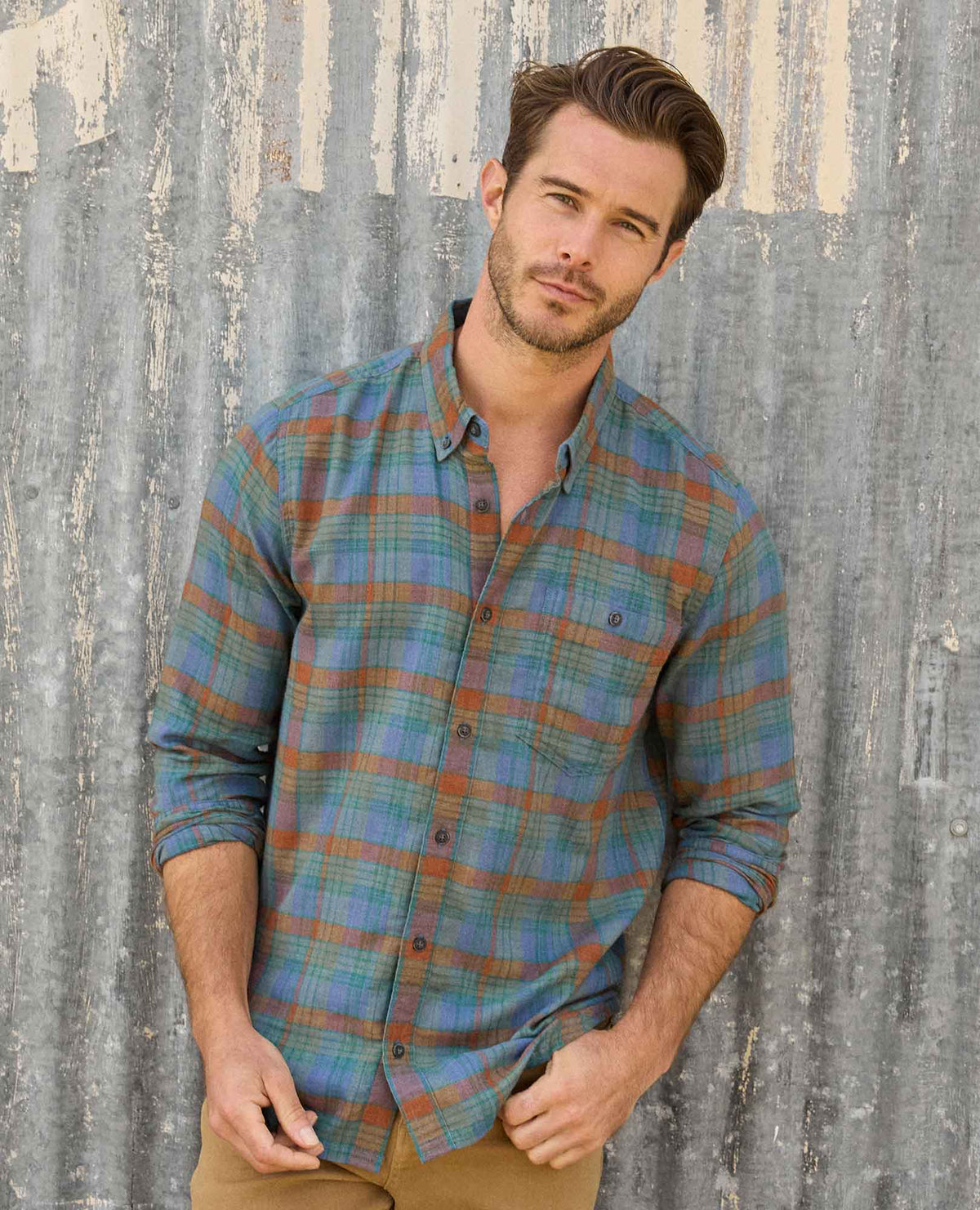 Toad&Co Airsmyth Men's Flannel Shirt - 100% Recycled by Toad&Co