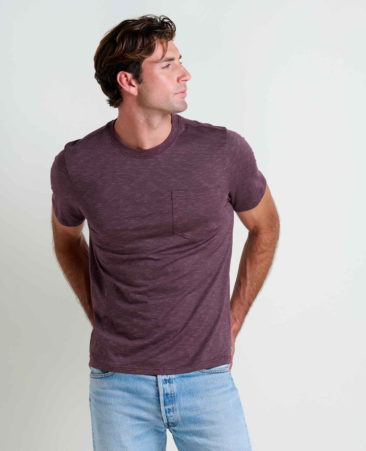 Toad&Co Tempo Crew Pocket Tee - Effortless & Eco-Friendly