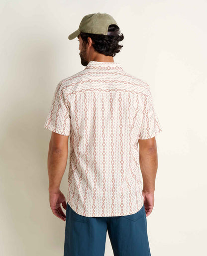 Toad&Co Treescape Shirt - 100% Organic Cotton Dobby Weave Summer Shirt