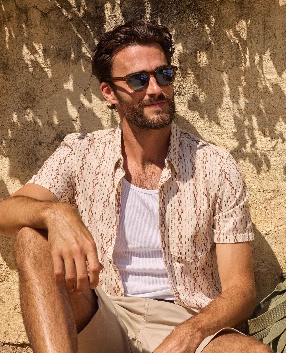 Toad&Co Treescape Shirt - 100% Organic Cotton Dobby Weave Summer Shirt