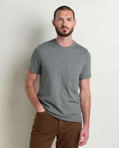 Toad&Co Tempo Crew Pocket Tee - Effortless & Eco-Friendly