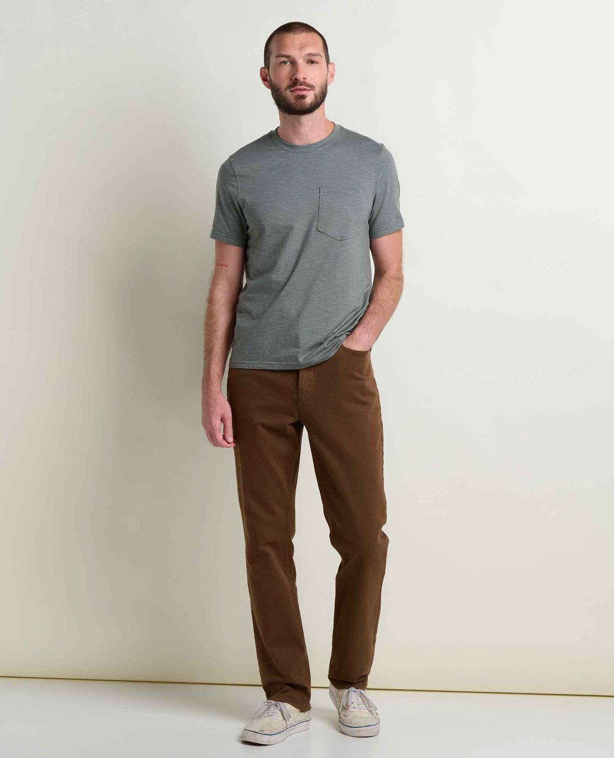 Toad&Co Tempo Crew Pocket Tee - Effortless & Eco-Friendly