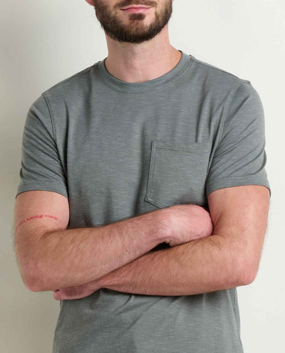 Toad&Co Tempo Crew Pocket Tee - Effortless & Eco-Friendly