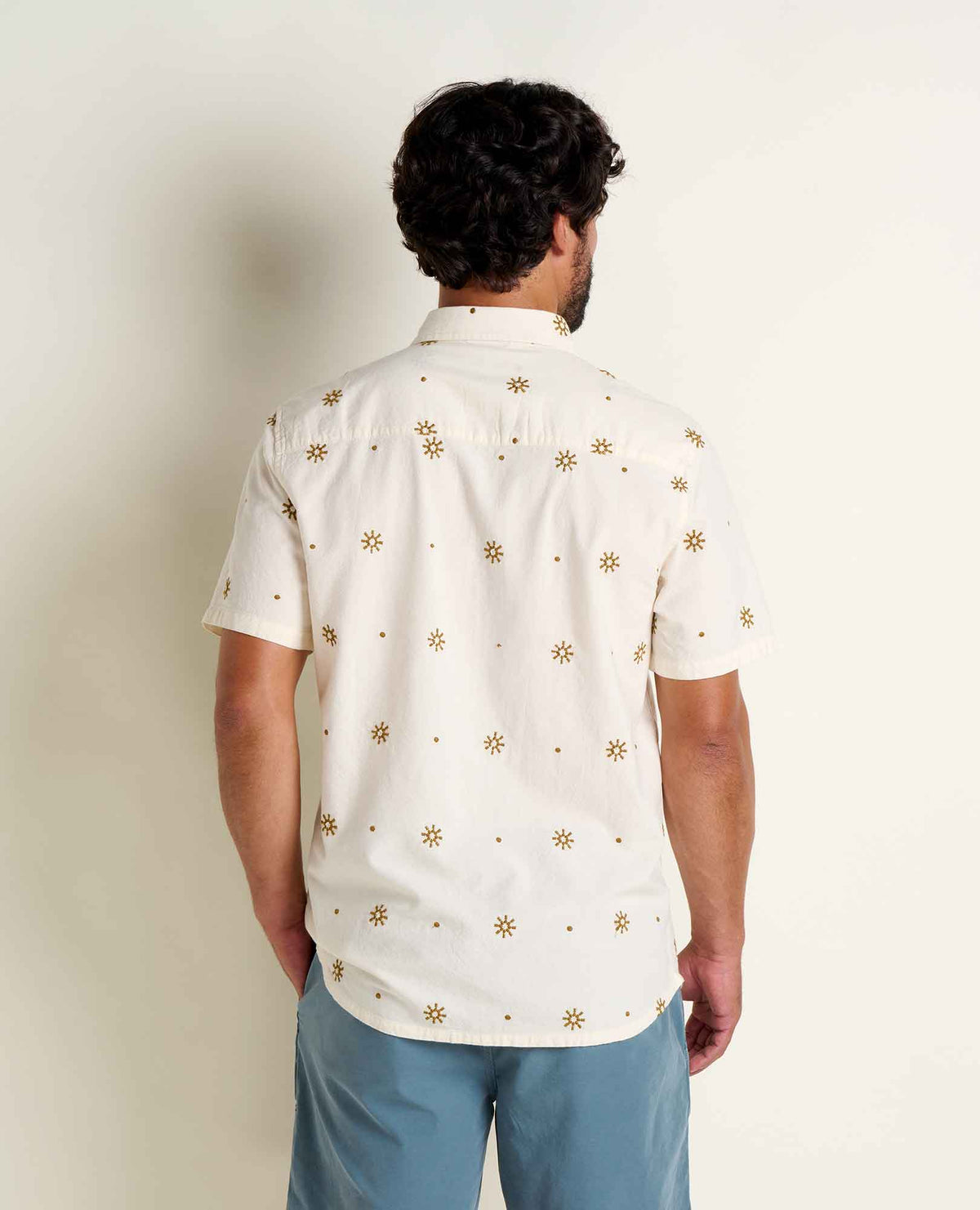 Toad&Co Airscape Embroidered Shirt - Organic Cotton Tropical Shirt for Men