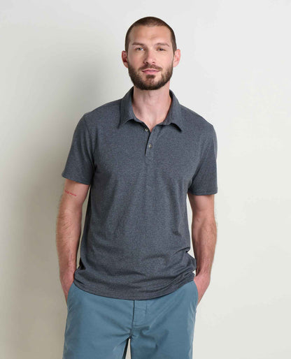 Toad&Co Men's Re-Form Polo - Sustainable Recycled Cotton & Polyester Polo