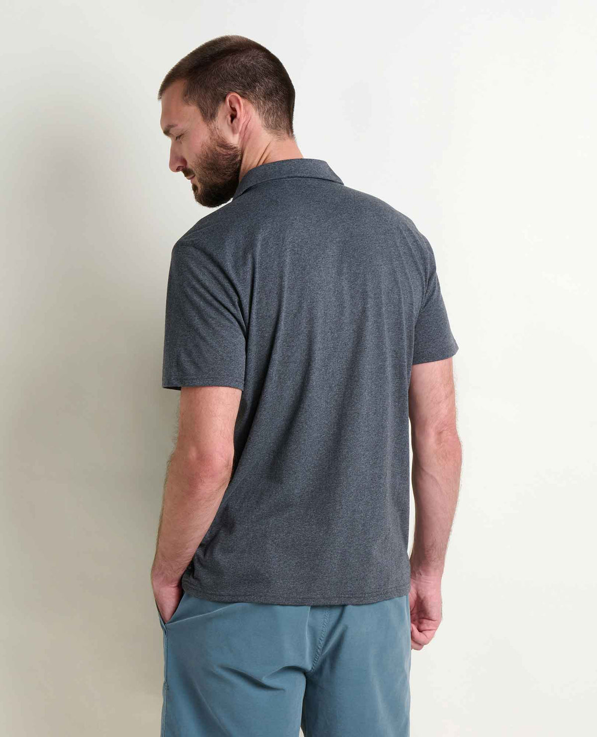 Toad&Co Men's Re-Form Polo - Sustainable Recycled Cotton & Polyester Polo