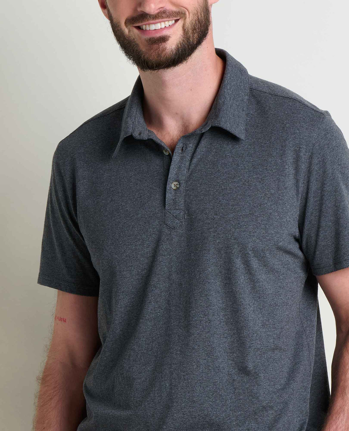 Toad&Co Men's Re-Form Polo - Sustainable Recycled Cotton & Polyester Polo