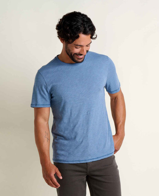 Toad&Co Men's Boundless Jersey Crew - Organic Cotton Moisture-Wicking Tee