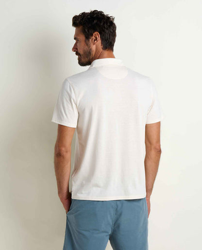 Toad&Co Men's Re-Form Polo - Sustainable Recycled Cotton & Polyester Polo