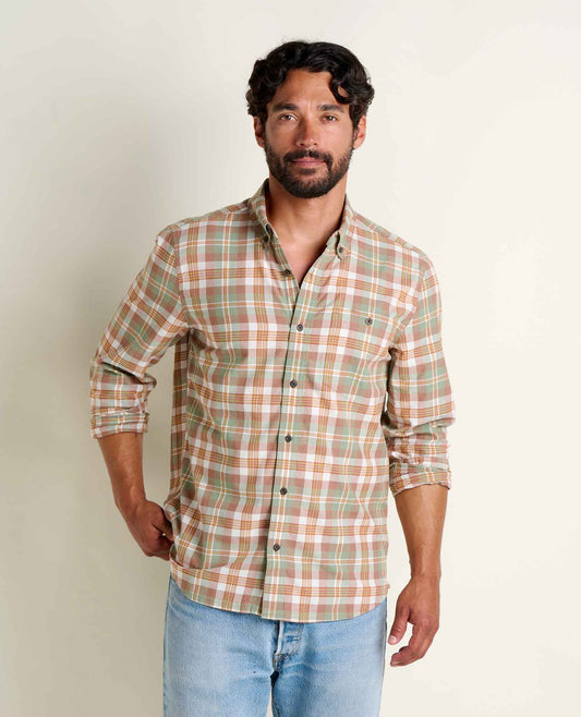 Toad&Co Men's Airscape Long Sleeve Shirt - Organic Cotton Button-Down