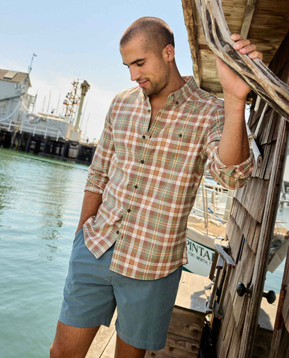 Toad&Co Men's Airscape Long Sleeve Shirt - Organic Cotton Button-Down