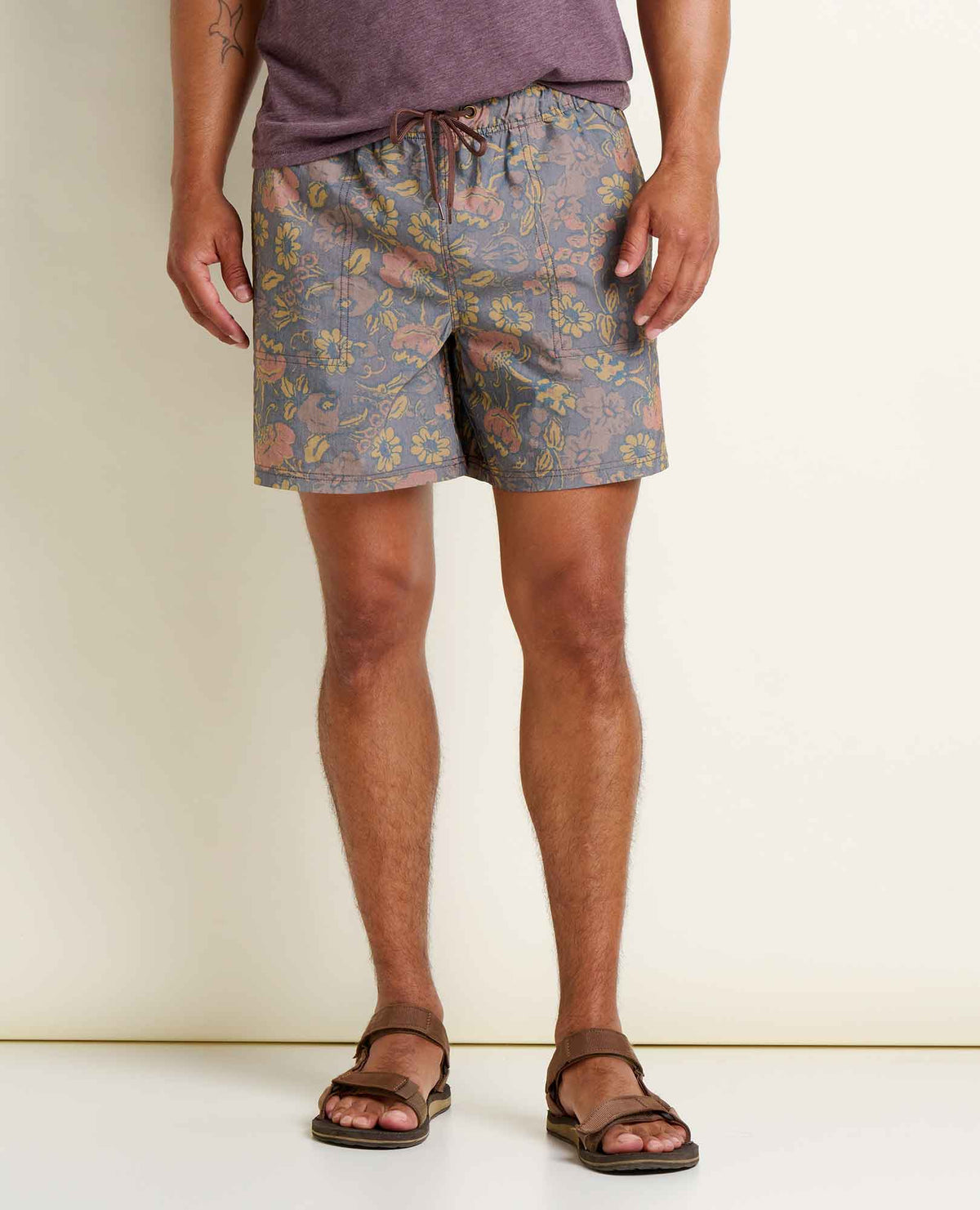 Toad&Co Men's Boundless Pull-On Short - Organic Cotton Stretch Adventure Short