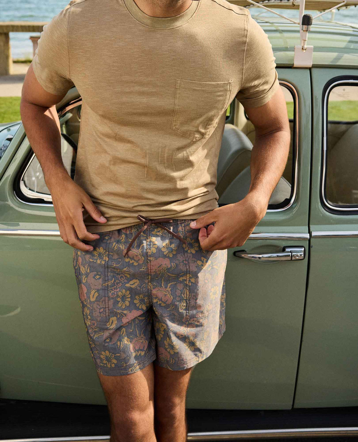 Toad&Co Men's Boundless Pull-On Short - Organic Cotton Stretch Adventure Short