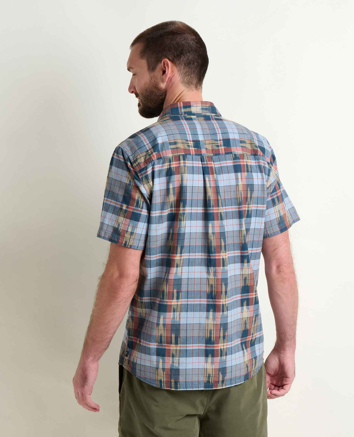 Toad&Co Smythy Shirt - Organic Cotton Ikat Spacedye Short Sleeve Shirt