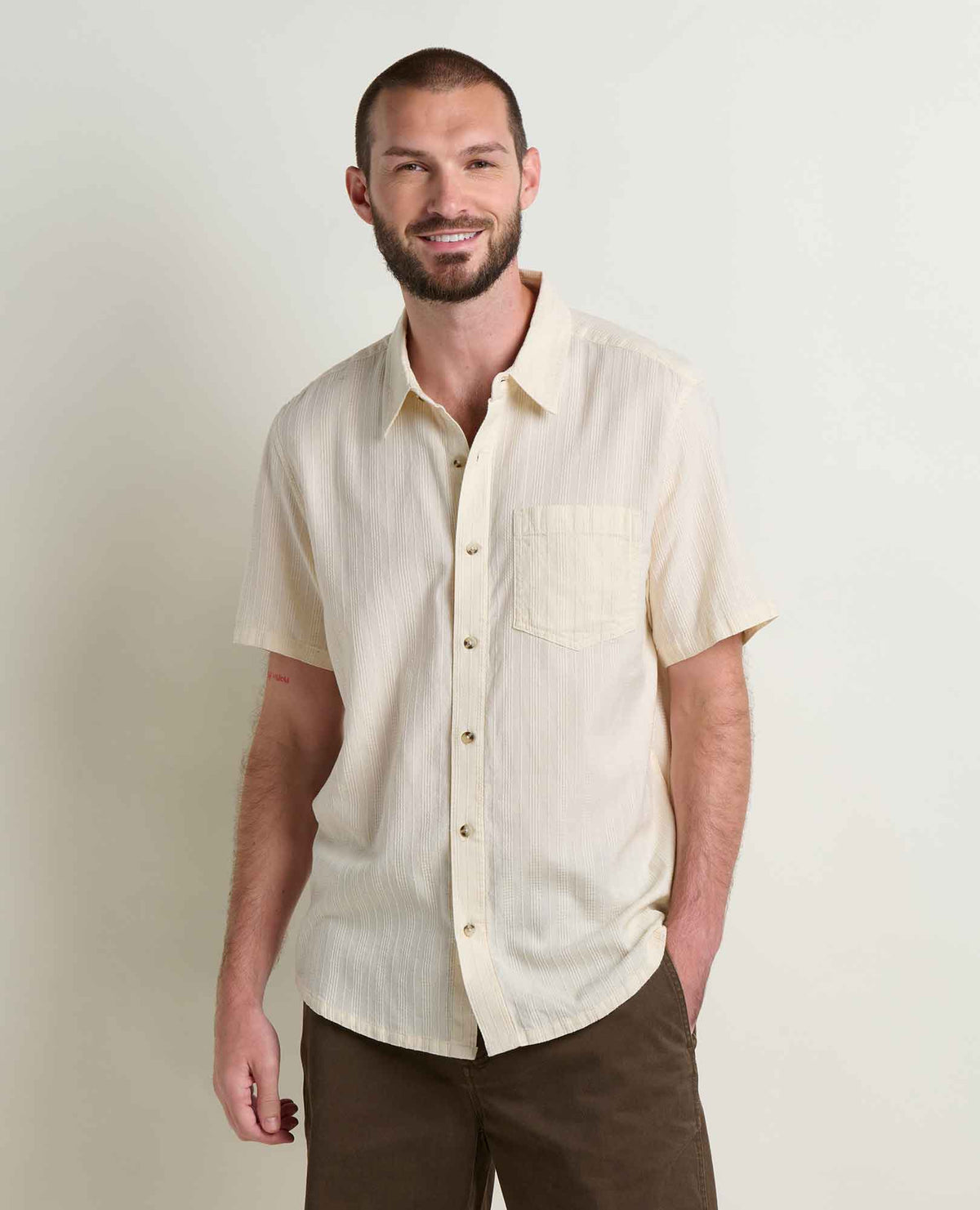 Toad&Co Airscape Shirt - Yarn-Dyed Organic Cotton Breathable Men's Shirt