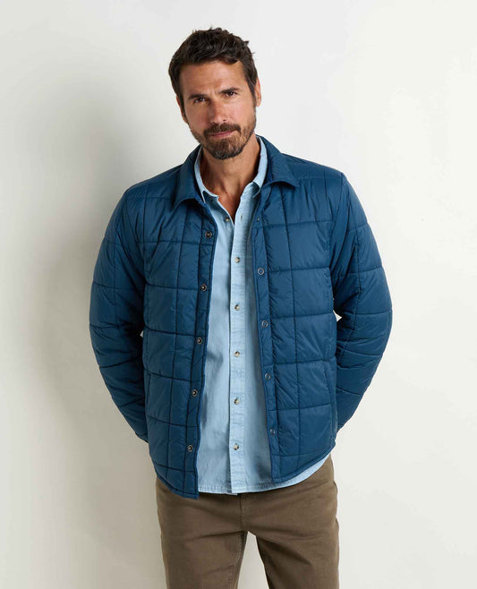 Toad&Co Men's Roame Quilted and Insulated Shirt Jacket