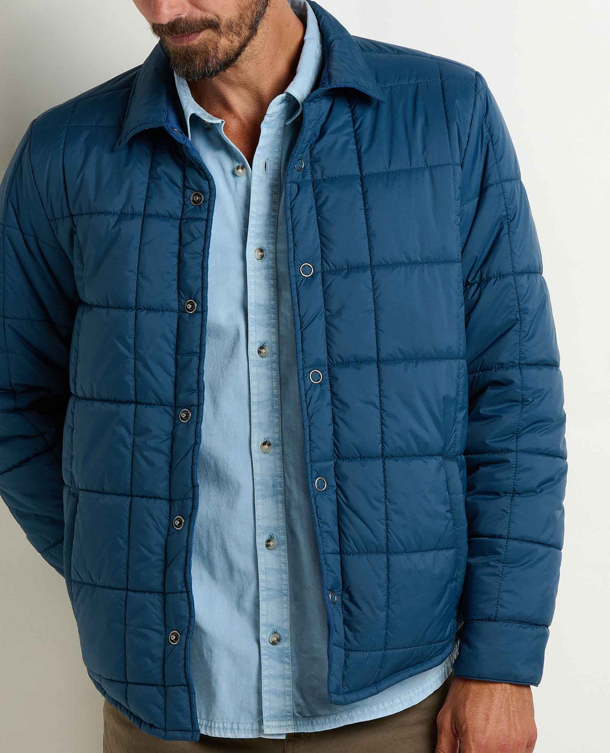 Toad&Co Men's Roame Quilted and Insulated Shirt Jacket