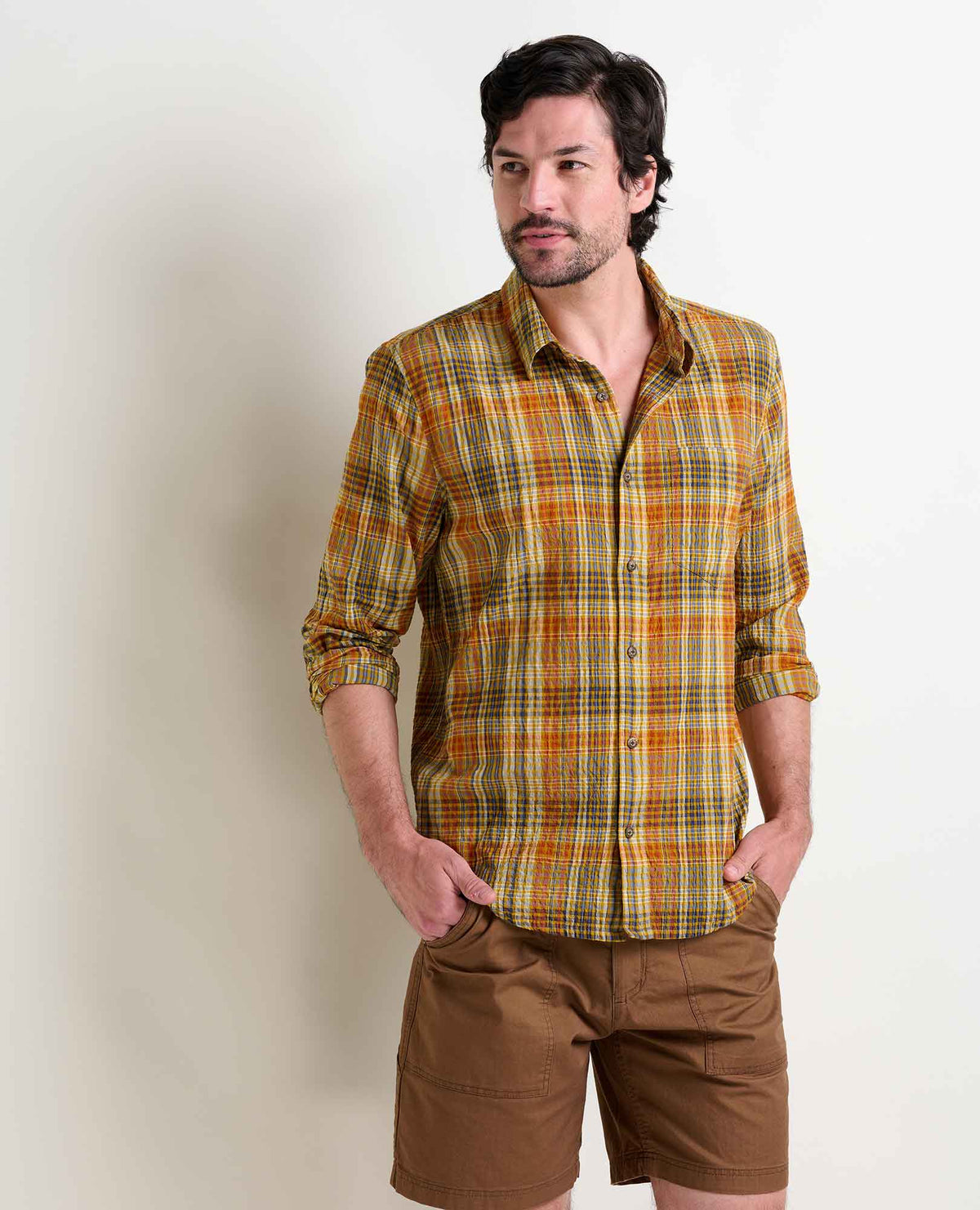 Toad&Co Fletcher Organic Cotton Long Sleeve Shirt - Travel Friendly