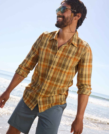 Toad&Co Fletcher Organic Cotton Long Sleeve Shirt - Travel Friendly