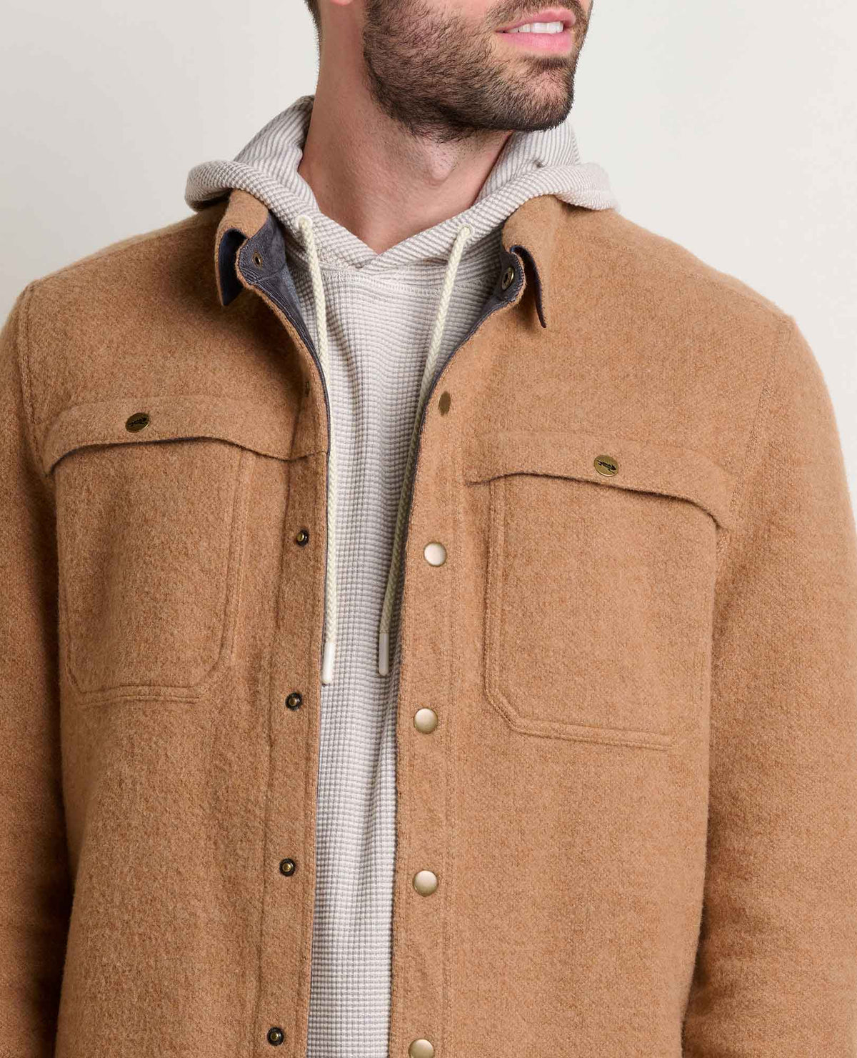 Toad&Co Men's Kennicott Shirt Jacket - Recycled Wool Blend by Toad&Co