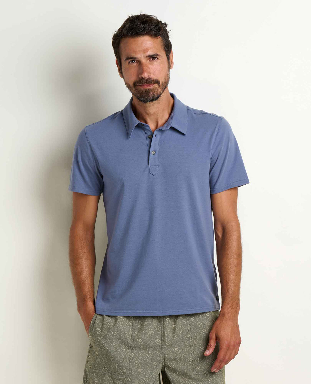 Toad&Co Men's Re-Form Polo - Sustainable Recycled Cotton & Polyester Polo