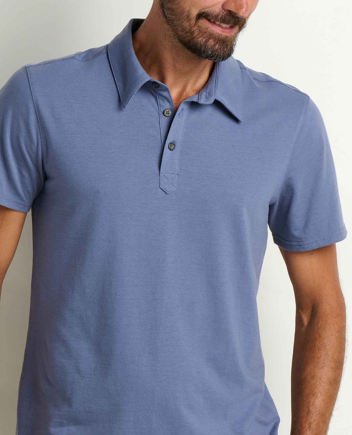 Toad&Co Men's Re-Form Polo - Sustainable Recycled Cotton & Polyester Polo
