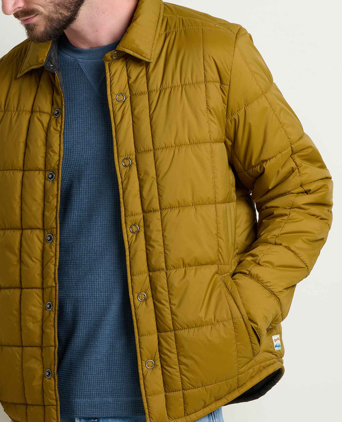 Toad&Co Men's Roame Quilted and Insulated Shirt Jacket