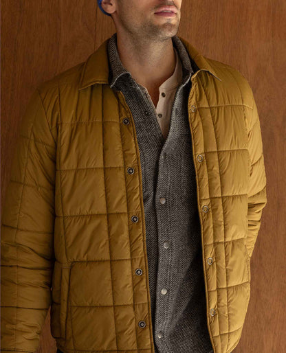 Toad&Co Men's Roame Quilted and Insulated Shirt Jacket