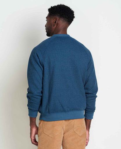 Toad&Co Bitterroot Waffle Knit Henley - Recycled Polyester by Toad&Co