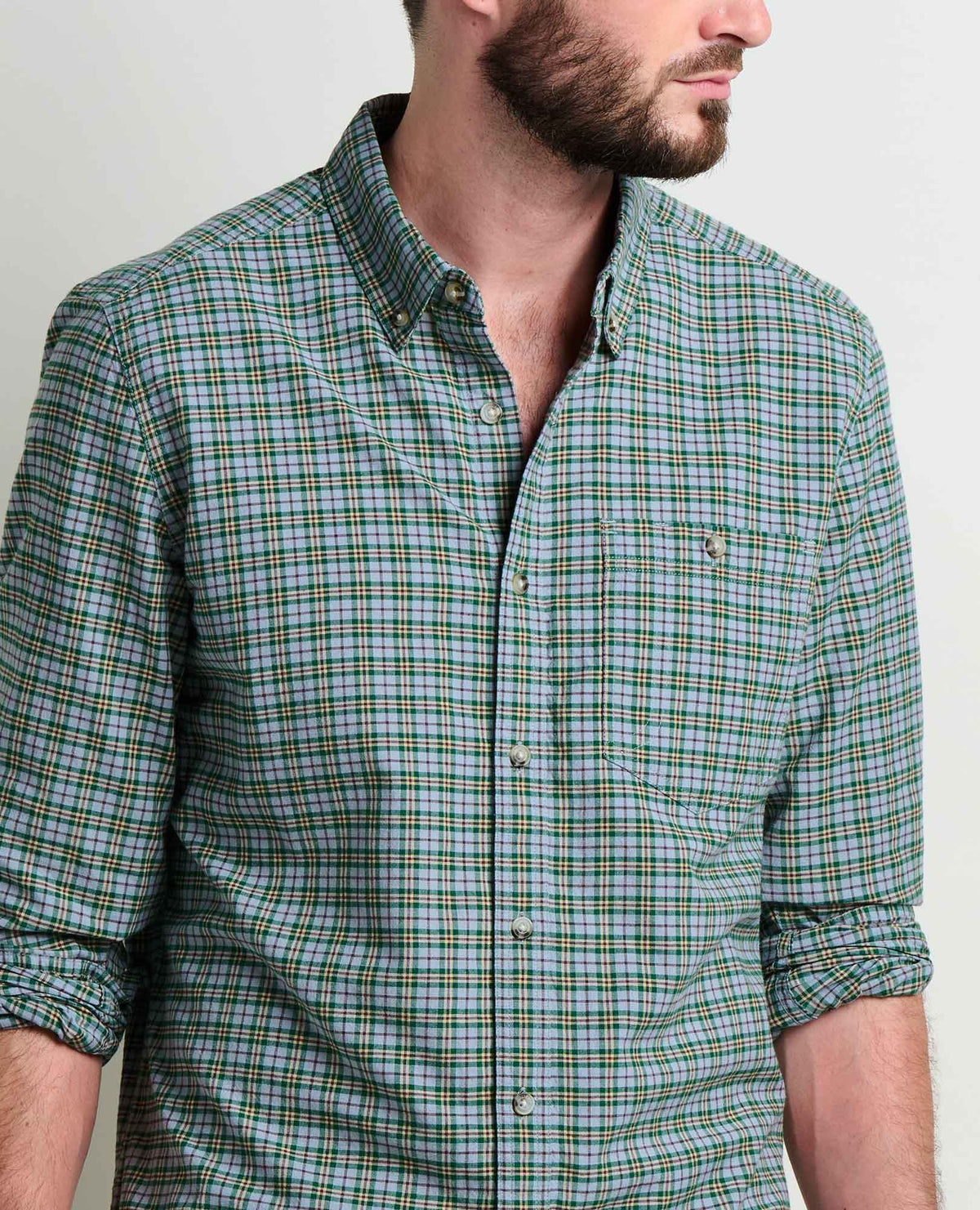 Toad&Co Men's Airscape Long Sleeve Shirt - Organic Cotton Button-Down