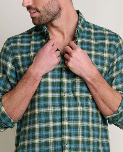 Toad&Co Airsmyth Men's Flannel Shirt - 100% Recycled by Toad&Co