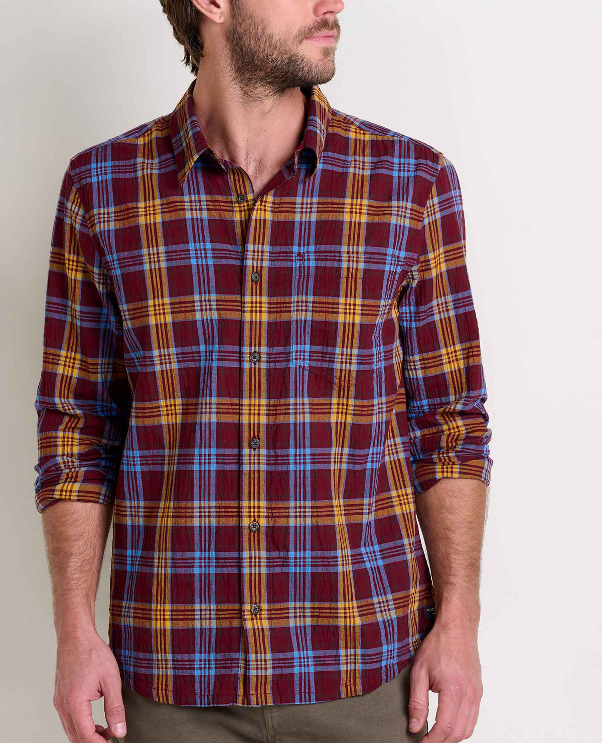 Toad&Co Fletcher Organic Cotton Long Sleeve Shirt - Travel Friendly
