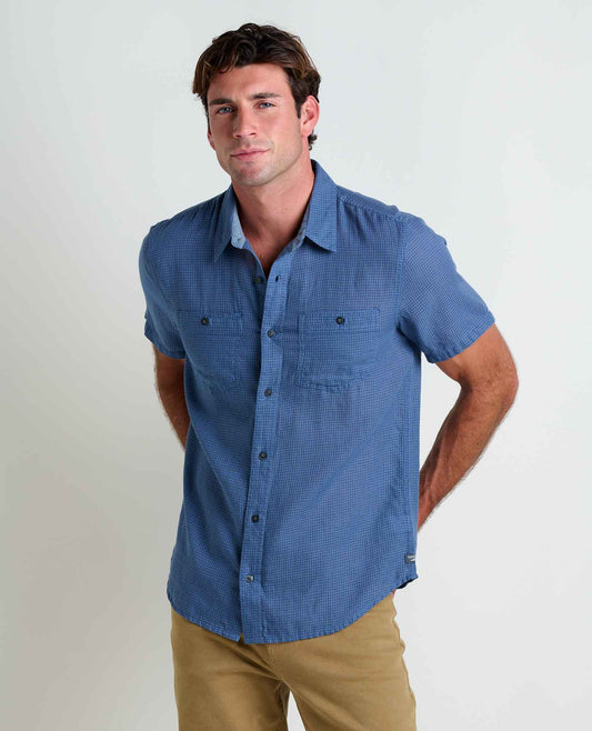 Toad&Co Men's Honcho Short Sleeve Shirt - Organic Cotton Shirt by Toad&Co