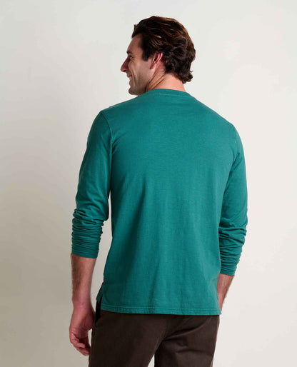Toad&Co Men's Primo Long Sleeve Henley - Organic Cotton Tee by Toad&Co
