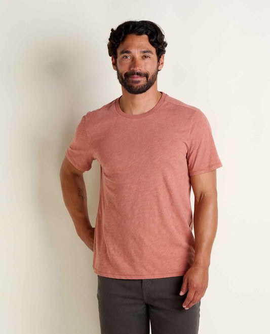 Toad&Co Men's Boundless Jersey Crew - Organic Cotton Moisture-Wicking Tee