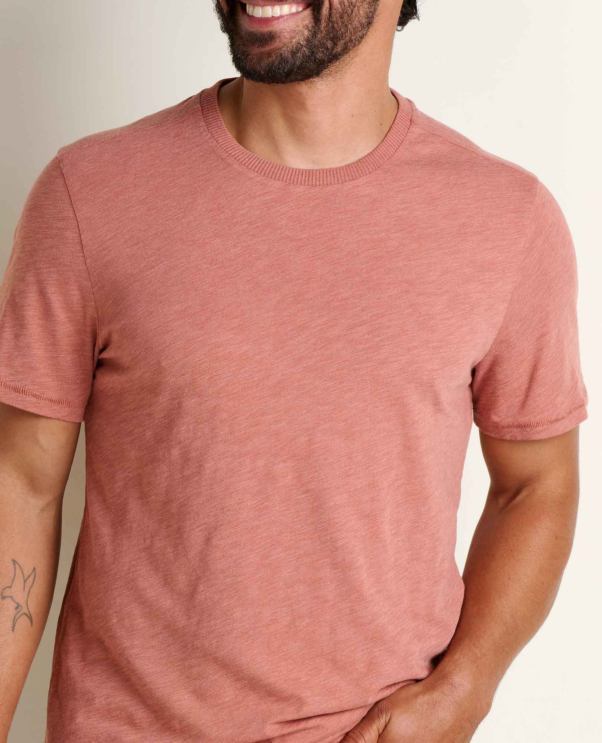 Toad&Co Men's Boundless Jersey Crew - Organic Cotton Moisture-Wicking Tee