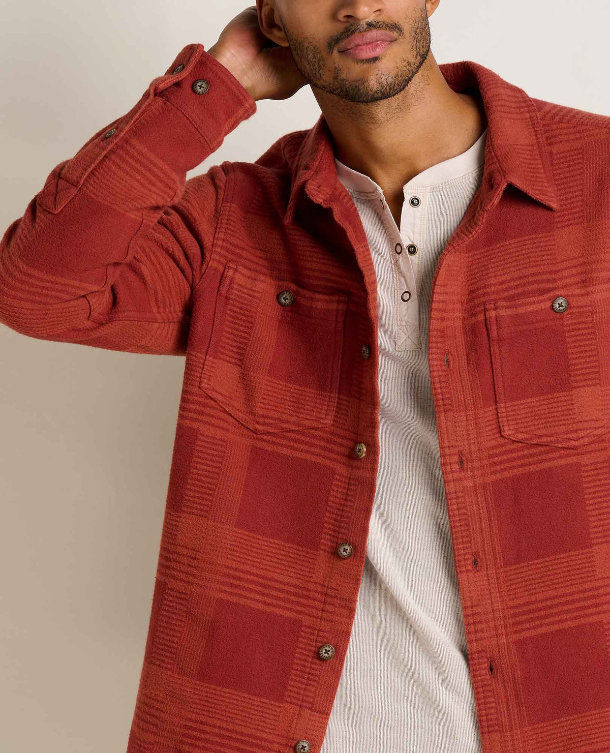 Toad&Co Men's Rockland Heavyweight Organic Cotton Flannel Shirt