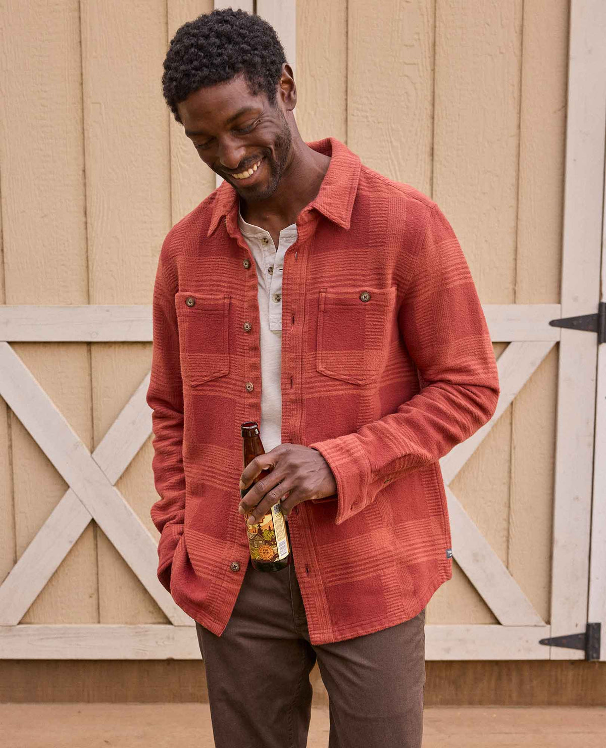 Toad&Co Men's Rockland Heavyweight Organic Cotton Flannel Shirt