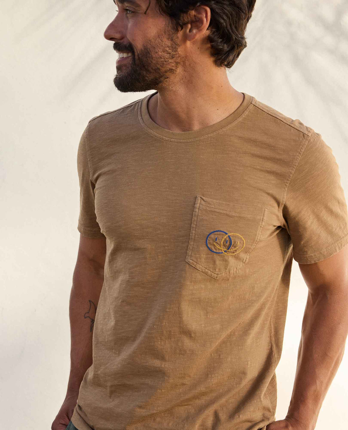 Toad&Co Men's Primo Organic Cotton Crew Tee Embroidered