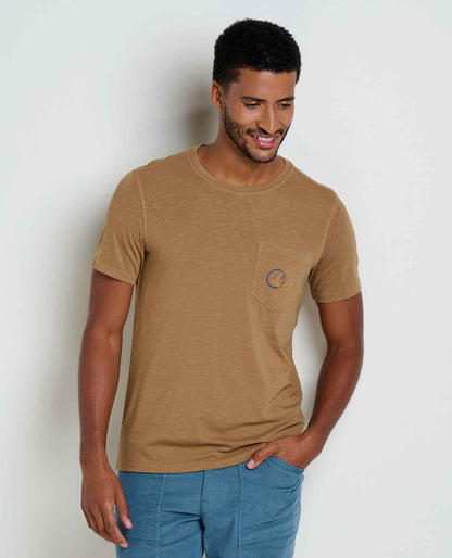 Toad&Co Men's Primo Organic Cotton Crew Tee Embroidered