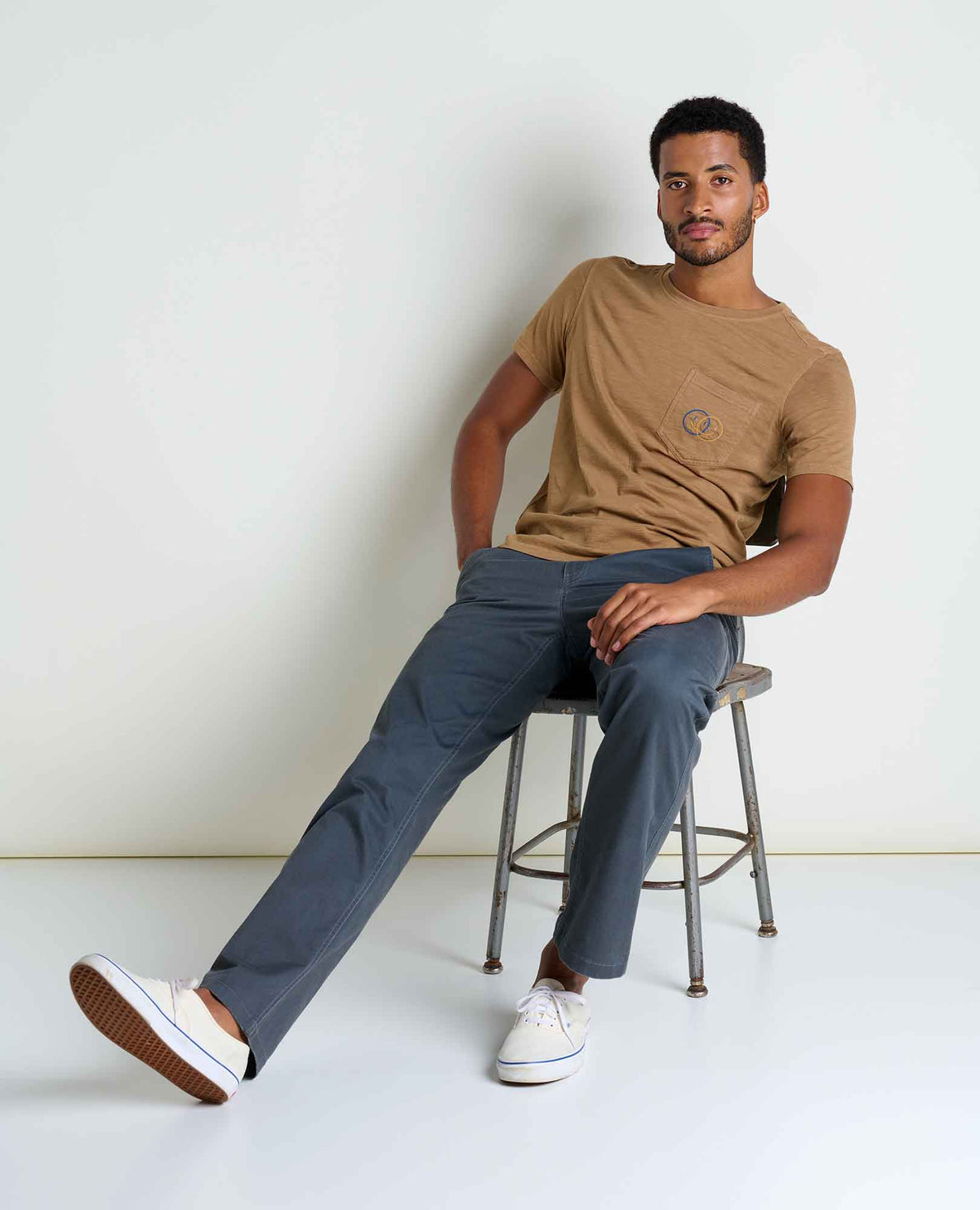 Toad&Co Men's Primo Organic Cotton Crew Tee Embroidered