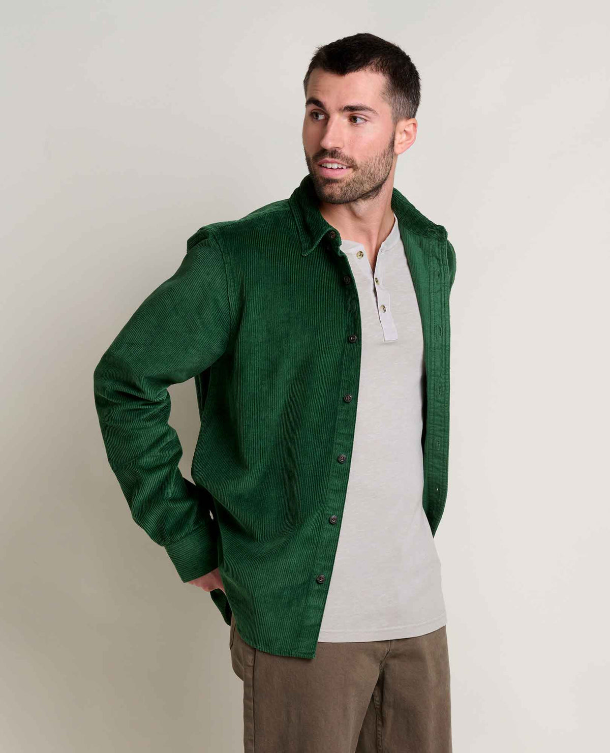Toad&Co Men's Super Soft Cascadia Wide Wale Corduroy Shirt